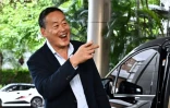 Srettha Thavisin, le candidat pressenti du parti Pheu Thai pour le poste de Premier ministre, en cas d'échec de Pita, le 17 juillet 2023.