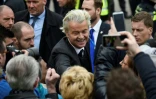 Le député d'extrême droite néerlandais Geert Wilders en campagne le 11 mars à Heerlen