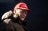 L'ancien pilote de F1 autrichien Niki Lauda, le 1er février 2015 à Jerez (Espagne)