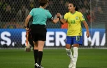 L'attaquante vedette brésilienne Marta lors du match du groupe F contre le Panama, à Adélaïde, le 24 juillet 2023