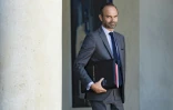 Le Premier ministre Édouard Philippe sort de l'Élysée après un Conseil des ministres à Paris, le 3 août 2018