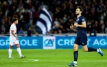 Le défenseur de Dunkerque Vincent Sasso vient de surprendre le PSG en Coupe de France, le 1er avril 2025 à Villeneuve-d'Ascq 