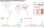 Bilan et expansion de l'épidémie de Covid-19 dans le monde
