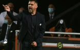 L'entraîneur lillois Jocelyn Gourvennec, lors de la défaite (2-1) en Ligue 1, le 10 septembre 2021 au Stade du Moustoir à Lorient