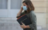 La ministre déléguée chargée des Sports Roxana Maracineanu avant le conseil hebdomadaire du gouvernement au palais de l'Elysée à Paris, le 7 juillet 2020