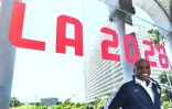 La légende américaine de l'athlétisme Carl Lewis, le 11 août 2017 à Los Angeles