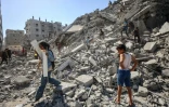 Des ruines dans la ville de Gaza, le 15 septembre 2025