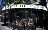 Le café de Flore le 22 avril 2020, pendant le confinement