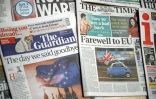 La Une des quotidiens britanniques au lendemain du Brexit, le 1er février 2020 