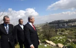 Le Premier ministre Benjamin Netanyahu près de la colonie israélienne de Har Homa, le 20 février 2020 