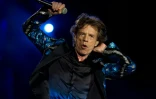 Mick Jagger sur scène à Sao Paulo, au Brésil, le 24 février 2016