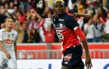 L'attaquant de Lille Victor Osimhen buteur lors de la victoire Ă domicile 2-1 sur Angers le 13 septembre 2019