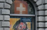 Le logo de la banque Credit Suisse, le 31 août 2023 à Zurich