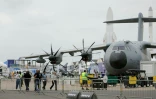 L'avion de transport militaire d'Aibus A400M au Bourget, le 15 juin 2025
