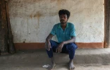Sonuram Gutta, enrôlé de force dans l'insurrection maoïste, lors d'un entretien avec l'AFP à Narayanpur, dans l'Etat du Chhattisgarh, le 2 avril 2026 en Inde