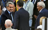 L'ancien président de la République Nicolas Sarkozy, avant le début de la messe célébrée par le pape Léon XIV sur la place de la Concorde à Paris, le 26 septembre 2026