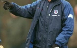 Le Portugais Artur Jorge, lors d'une séance d'entraînement du PSG, le 8 décembre 1998 à Saint-Germain-en-Laye
