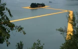 Comme de nombreuses oeuvres de Christo, "Floating Piers" est resté de longues années dans les cartons avant de voir le jour