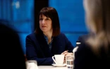 La ministre britannique des Finances Rachel Reeves participe à une réunion avec des chefs d'entreprise dans le centre de Londres, le 28 janvier 2025