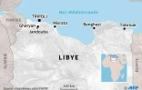 Carte du nord de la Libye