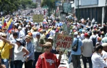 Manifestation de l'opposition vénézuélienne le 6 avril 2019 à Caracas
