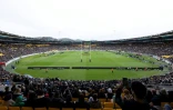 Vue générale du Sky Stadium de Wellington, qui accueillait le match Nouvelle-Zélande - Australie, le 11 octobre 2020