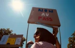 Une manifestante anti pass sanitaire 0 Toulouse le 28 août 2021