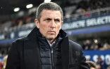 L'entraîneur de Strasbourg,  Thierry Laurey, lors du match de Ligue 1 à Montpellier, le 29 février 2020