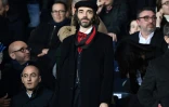 Cédric Villani assiste à un match PSG-OM le 17 mars 2019 au Parc des Prince