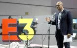 Stanley Pierre-Louis lors d'une intervention au salon E3 en 2019, le dernier qui s'est tenu en personne au Centre de convention de Los Angeles