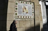 Une plaque commémorative du mathématicien et militant communiste Maurice Audin, le 28 janvier 2021 à Alger