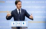 Le Premier ministre néerlandais Mark Rutte annonce de nouveaux assouplissements des restrictions sanitaires, le 18 juin 2021 à La Haye