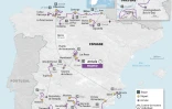 Parcours du Tour d'Espagne cycliste 2022