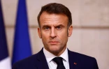Le président français Emmanuel Macron donne une conférence de presse au palais de l'Elysée à Paris, le 28 novembre 2024