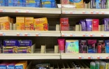 Des contraceptifs dans le rayon d'un magasin à Annapolis, dans le Maryland, le 6 juillet 2022