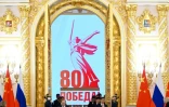 Le président russe Vladimir Poutine et son homologue chinois Xi Jinping à Moscou, le 8 mai 2025