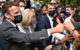 Emmanuel et Brigitte Macron le 8 juin 2021 à Valence