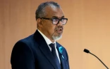 Le patron de l'Organisation mondiale de la santé (OMS) Tedros Adhanom Ghebreyesus, le 19 mai 2025 à Genève