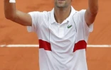 Le Serbe Novak Djokovic qualifié pour le 2e tour de Roland-Garros en battant le Brésilien Rogerio Dutra Silva le 28 mai 2018