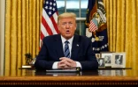 Le président américain Donald Trump s'adresse à la nation depuios la Maison Blanche, le 11 mars 2020