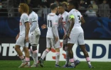 Le PSG, porté par Kylian Mbappé (2e à droite) a fait le job contre Vannes en Coupe de France au stade de La Rabine, le 3 janvier 2022