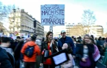 Rassemblement à l'occasion de la journée internationale des droits des femmes, le 8 mars 2025 à Paris