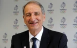 le président du Comité olympique français (CNOSF), Denis Masseglia en conférence de presse à la Maison du sport français à Paris, le 11 mai 2017