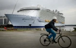 Le paquebot Harmony of the seas à Saint-Nazaire, le 12 mai 2016