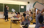 Des élèves d'une école élémentaire à Srasbourg, le 22 juin 2020