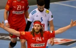 Le Danemark de Mikkel Hansen a marché sur l'équipe de France en demi-finale du Mondial à Hambourg, le 25 janvier 2019