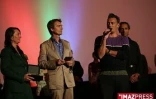 Samedi 27 octobre 2007 - Clôture du festival du film de La Réunion -

Le réalisateur Olivier Panchot et la productrice Marie Masmonteil reçoivent pour Clémence Poésy, absente, le Mascarin de la meilleure actrice