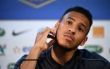 Le milieu des Bleus Corentin Tolisso en conférence de presse, le 24 juin 2018 à Istra