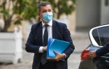 Le ministre de l'Intérieur Gérald Darmanin à Matignon à Paris le 10 mai 2021