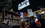 "Je suis Charlie" affiché devant la Maison Blanche le 7 janvier 2015 à Washington
